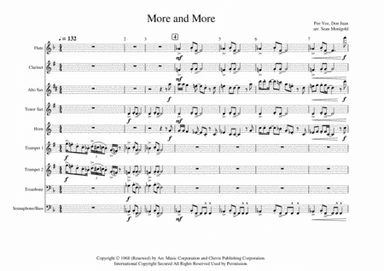 More And More (arr. Sean Monigold)
