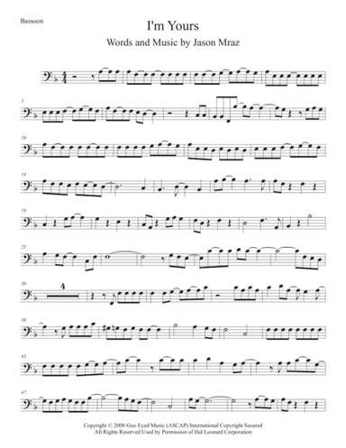 I'm Yours (arr. Kevin Busse)