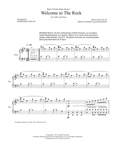 Welcome To The Rock (arr. Dominique Hogan)