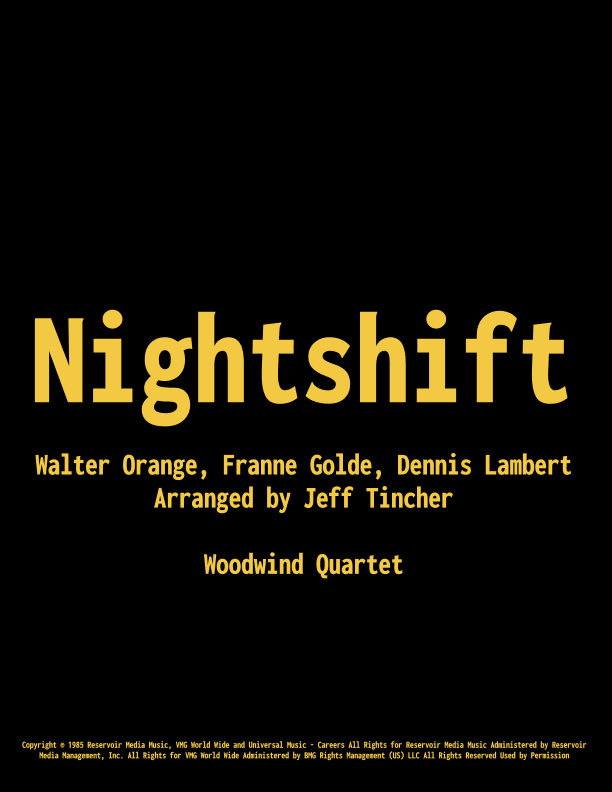 Nightshift (arr. Jeff Tincher)
