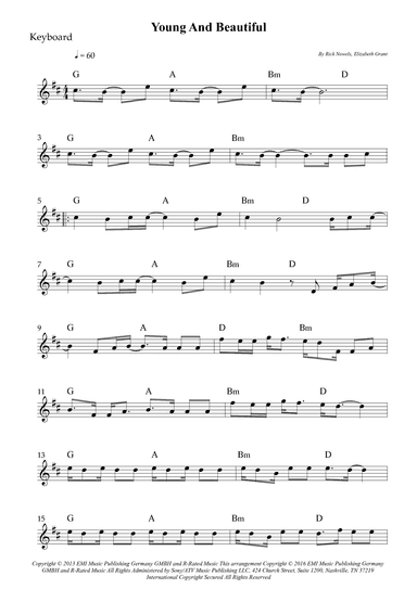 Young And Beautiful (arr. Wesley S. SIlva)