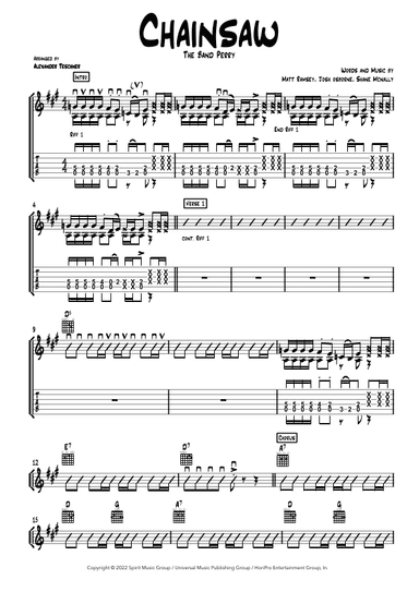 Chainsaw (arr. Alexander Teschner)