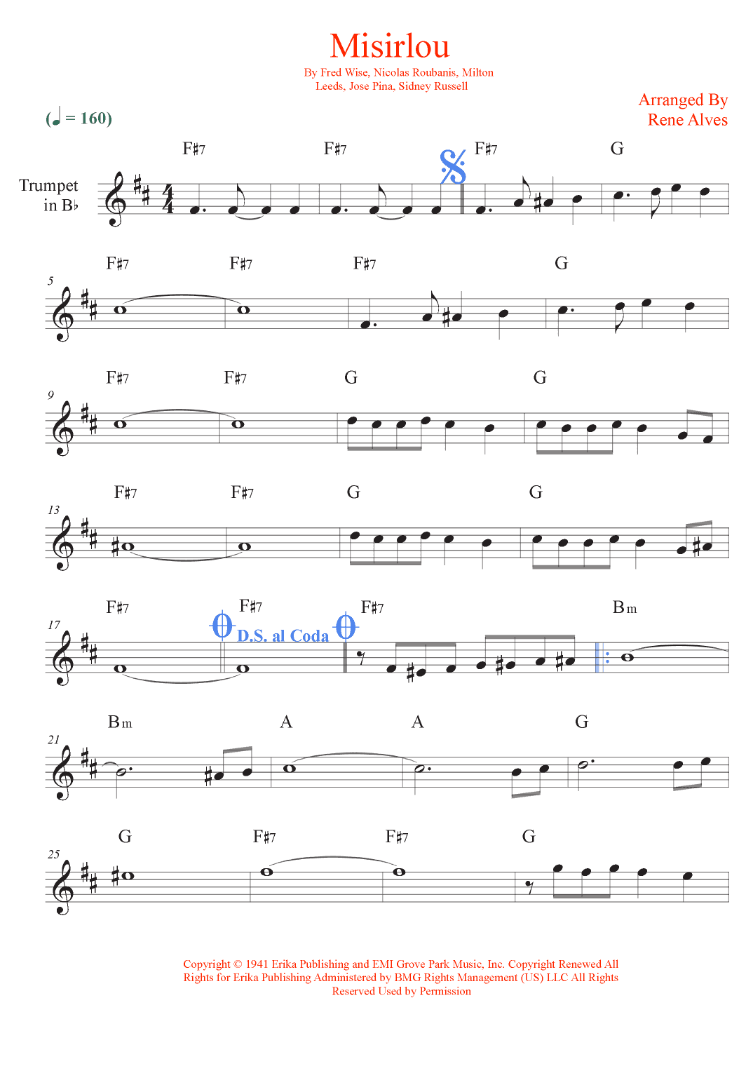 Misirlou (arr. Rene Alves)