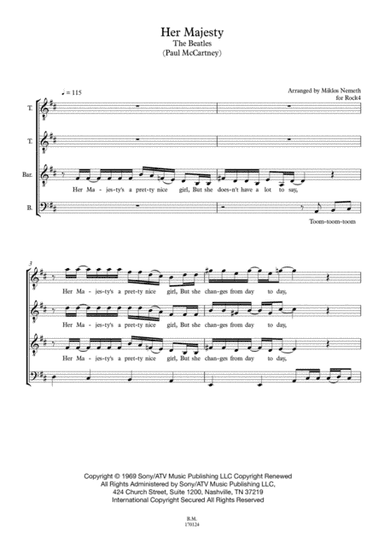 Her Majesty (arr. Miklos Nemeth)