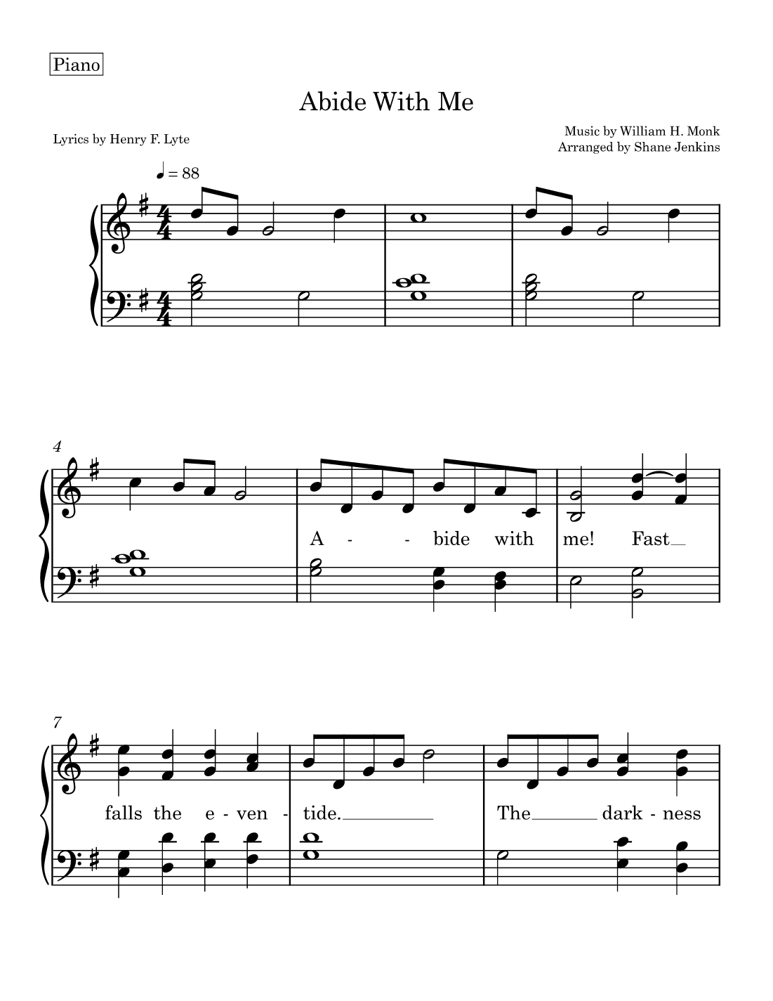 Abide With Me (arr. Shane Jenkins)