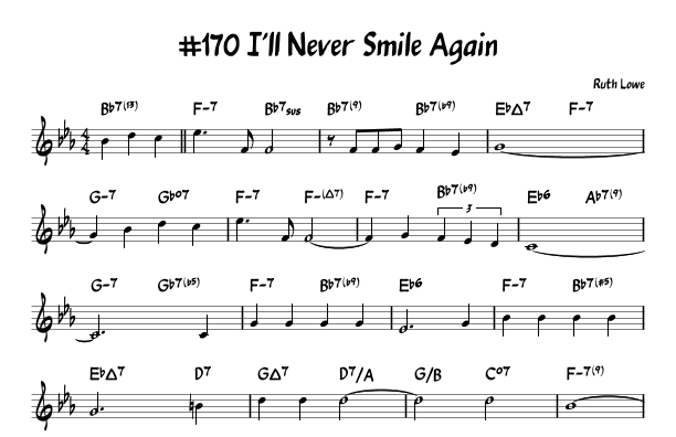 I'll Never Smile Again (arr. John Fries)