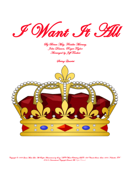 I Want It All (arr. Jeff Tincher)