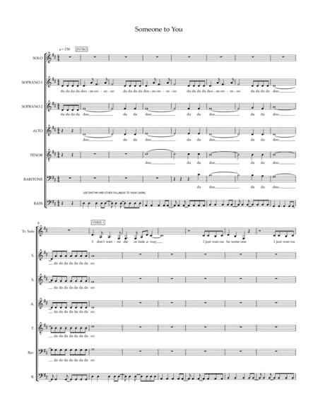 Someone To You (arr. John Von Glahn)