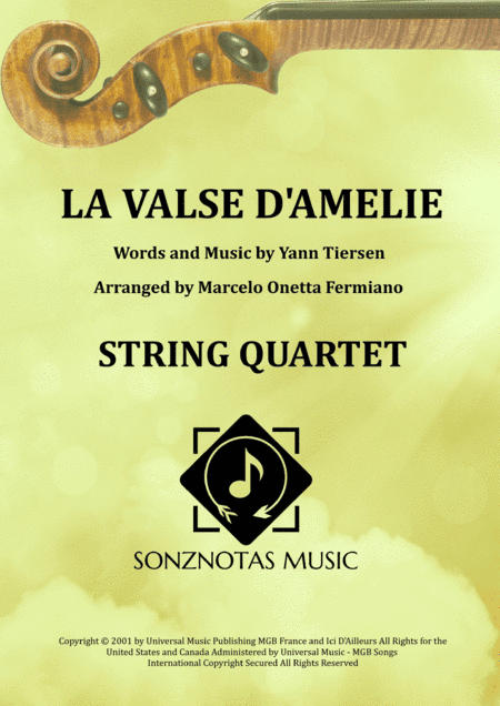 La Valse D'amelie (arr. Marcelo Onetta Fermiano)
