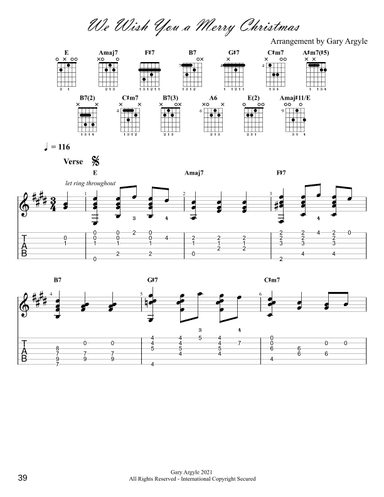 We Wish You a Merry Christmas (arr. Gary Argyle)