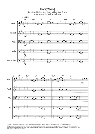 Everything (arr. Rodrigo Faleiros)
