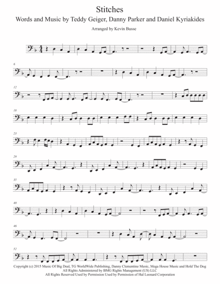 Stitches (arr. Kevin Busse)