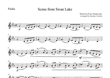 Scene from Swan Lake (arr. Zachary Corbett)