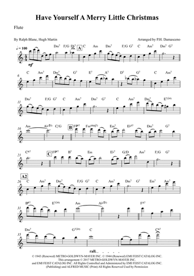 Have Yourself A Merry Little Christmas (arr. P.H. Damasceno)
