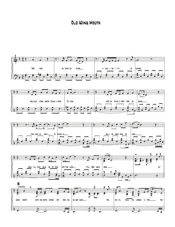 Old Wing Mouth (arr. Biegler)