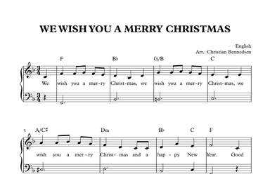 We Wish You A Merry Christmas (arr. Christian Bennedsen)