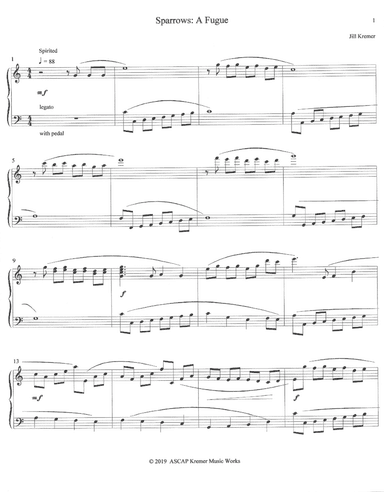 Sparrows: A Fugue