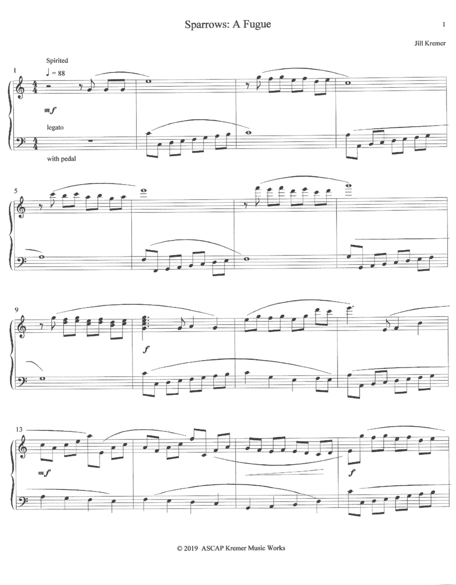 Sparrows: A Fugue