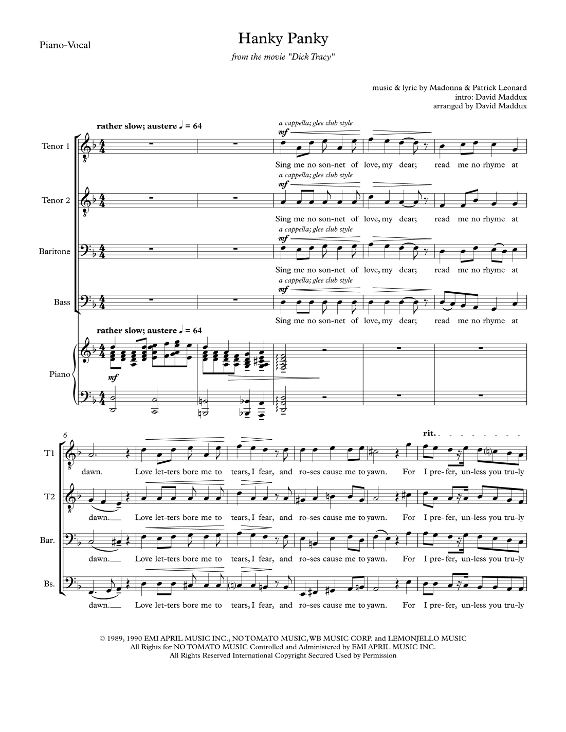Hanky Panky (arr. David Maddux)