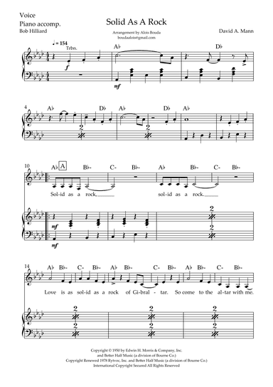 Solid As A Rock (arr. Alois Bouda)