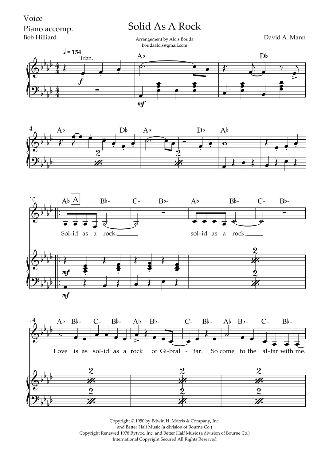 Solid As A Rock (arr. Alois Bouda)