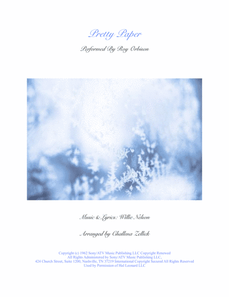 Pretty Paper (arr. Challena Zellick)