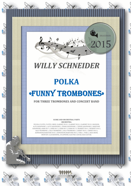 POLKA for three trombones and concert band (arr. Igor Zugrov For Concert Band)
