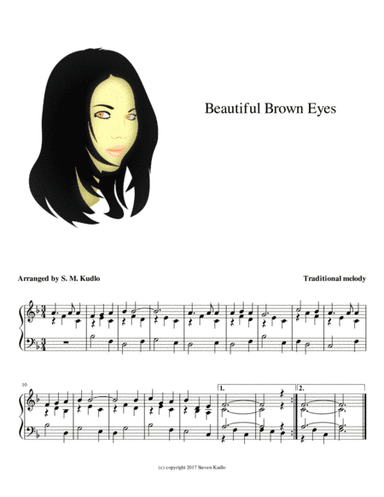 Beautiful Brown Eyes (arr. Steven Kudlo)