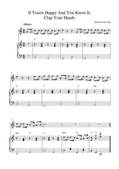 If You're Happy And You Know It, Clap Your Hands (arr. Kaiserin Rebecca)