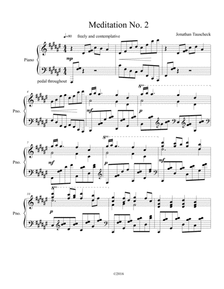 Meditation No. 2