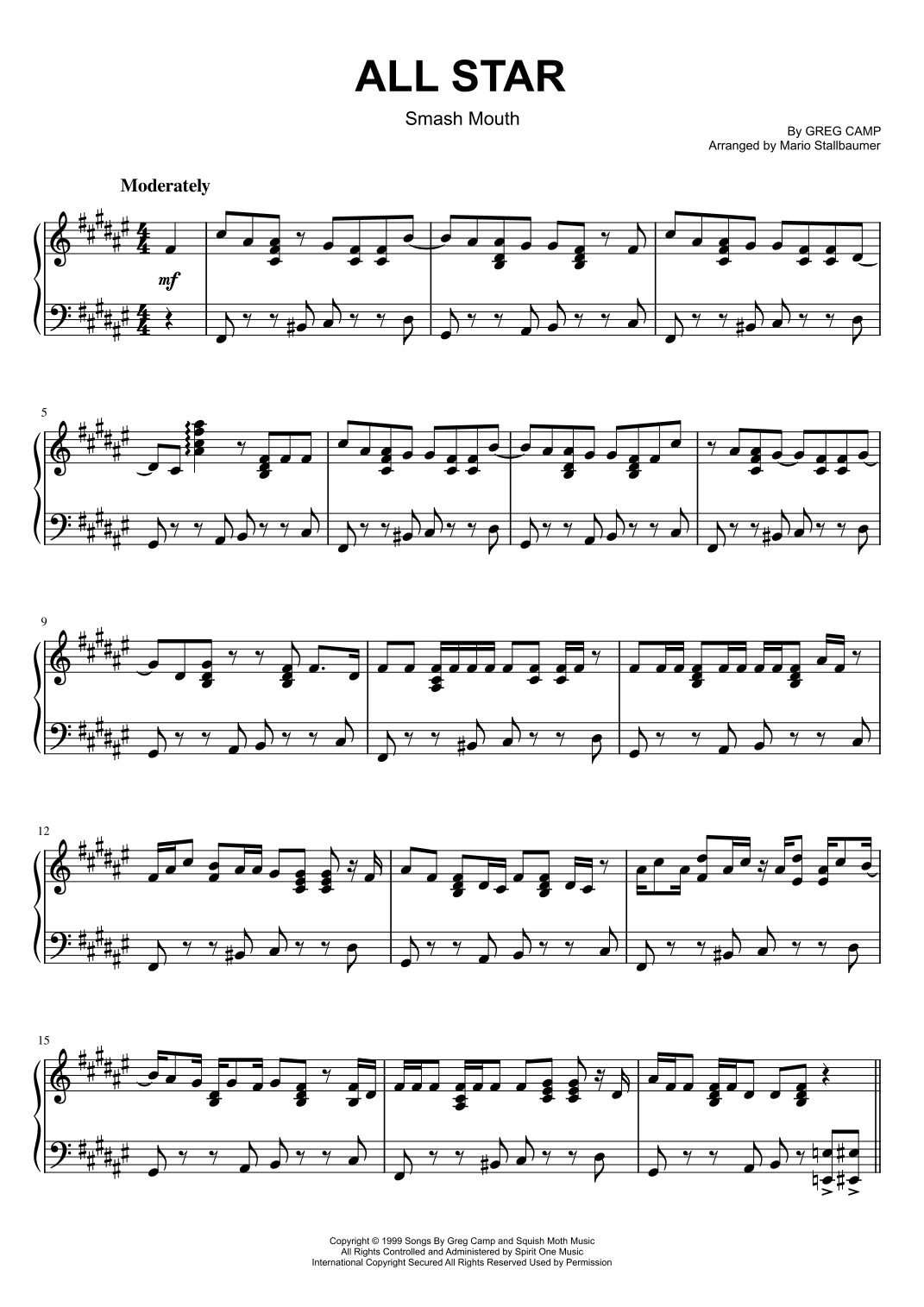 All Star (arr. Mario Stallbaumer)