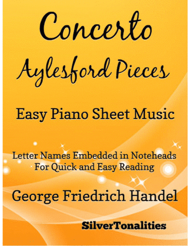 Concerto Aylesford Pieces Easy Piano Sheet Music (arr. SilverTonalities)