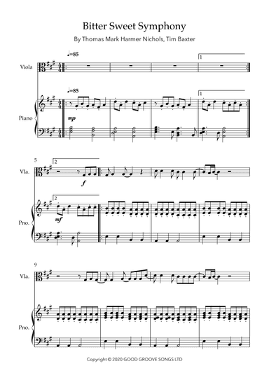 Bittersweet Symphony (arr. Matthew pyeon)
