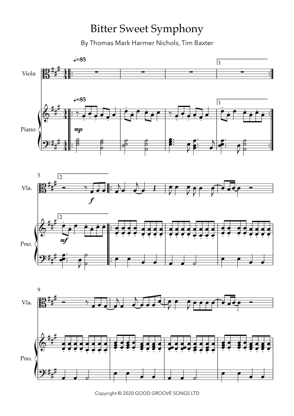 Bittersweet Symphony (arr. Matthew pyeon)
