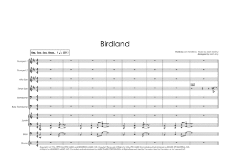 Birdland (arr. Matt Amy)