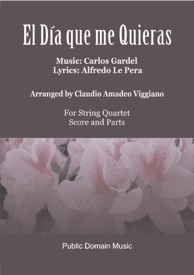 El día que me quieras (arr. Claudio Amadeo Viggiano)