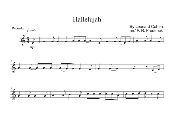 Hallelujah (arr. P. R. Frederick)