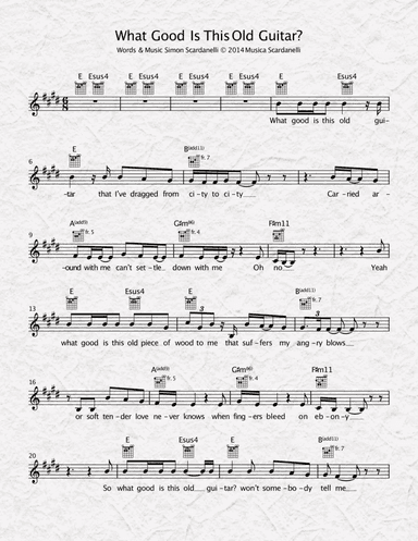 What Good Is This Old Guitar?