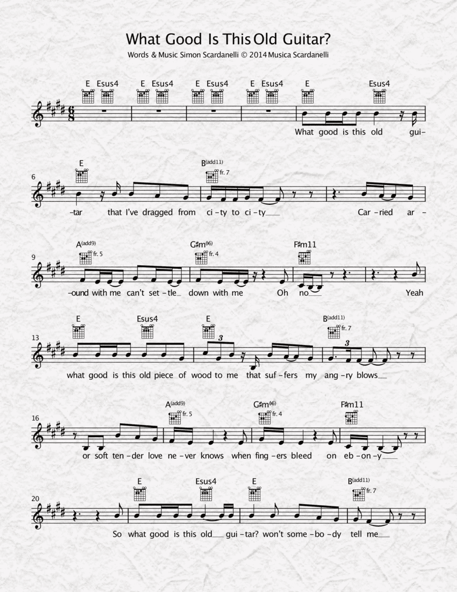 What Good Is This Old Guitar?