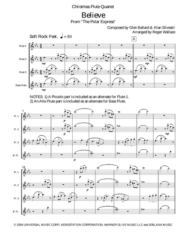The Polar Express (arr. Roger Wallace)