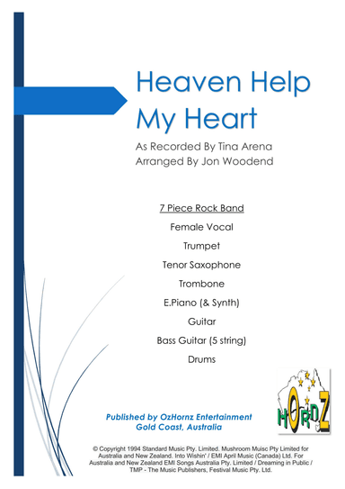 Heaven Help My Heart (arr. Jon Woodend)