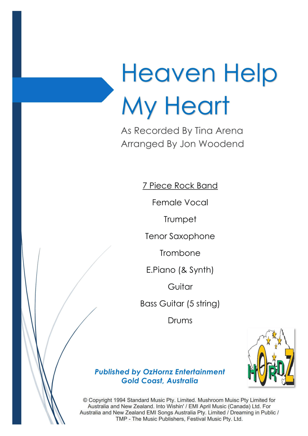 Heaven Help My Heart (arr. Jon Woodend)