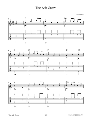 The Ash Grove (arr. Bettina Schipp)