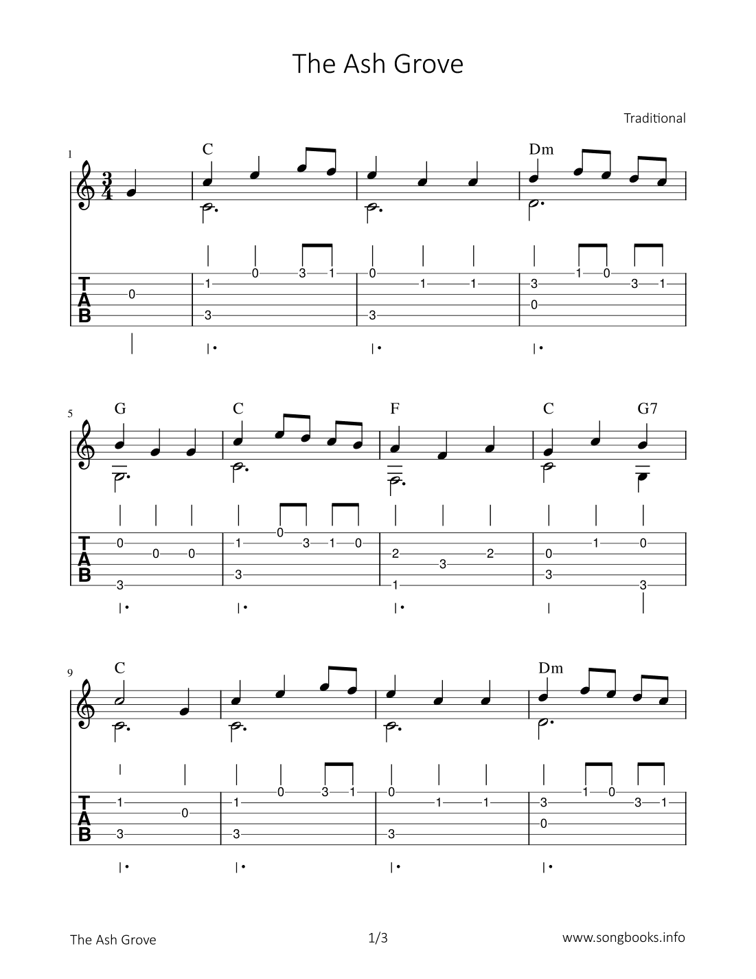 The Ash Grove (arr. Bettina Schipp)