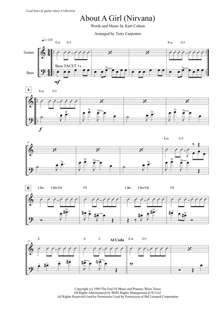 About A Girl (arr. Terry Carpenter)