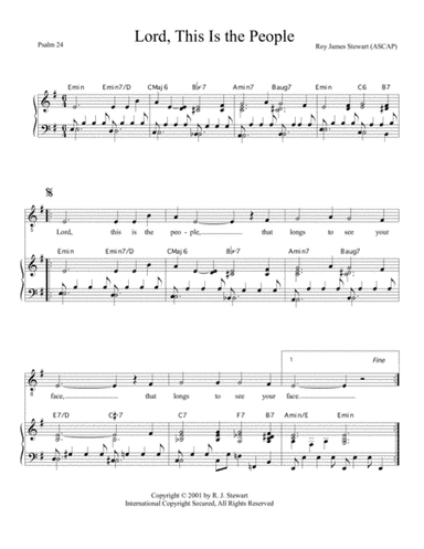 Lord, This Is the People (Psalm 24)