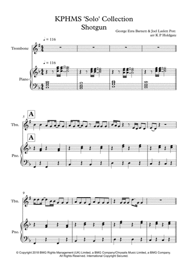 Shotgun (arr. Kevin P Holdgate)