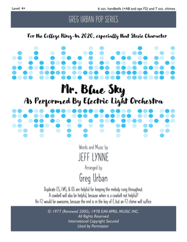 Mr. Blue Sky (arr. Greg Urban)