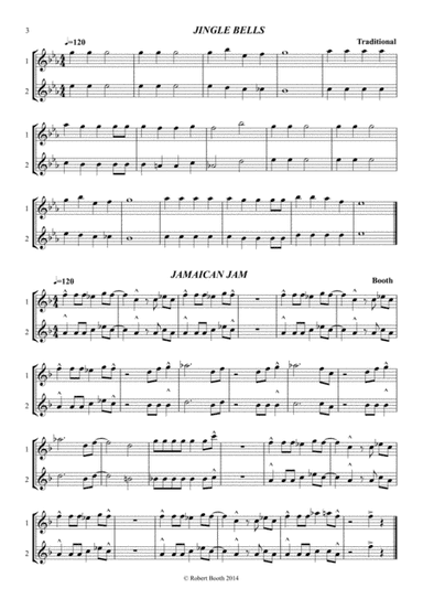 Jingle Bells - "jazz" (Flute trio and duet versions) (arr. Robert Booth)