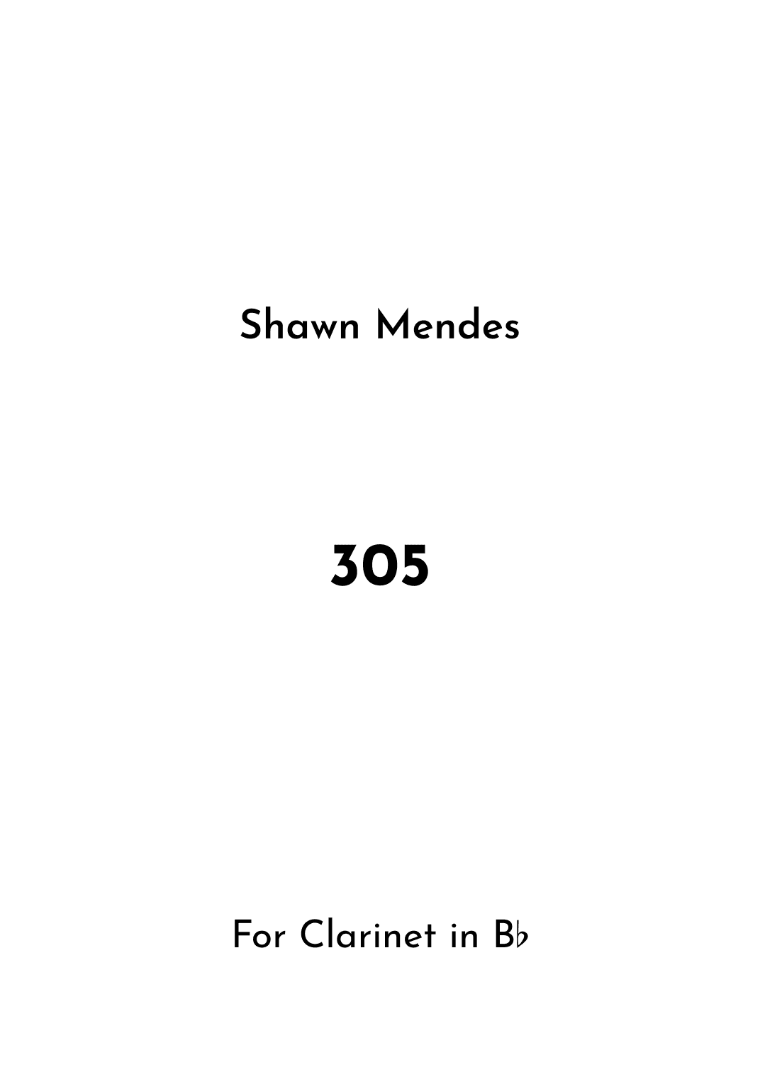 305 (arr. Jireh J.)